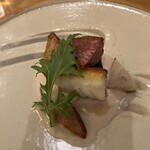 イタリアンレストラン レガーロ テッラ - メジナのポアレ