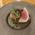 イタリアンレストラン レガーロ テッラ - ワラサのカルパッチョ