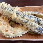 まんてん - 天ぷら、ナス、カボチャ