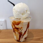 いもんね - アイスほし芋ラテ(北海道ミルクジェラートトッピング)