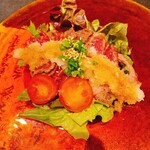 酒場 いっこまっこ - 富山牛のタタキ