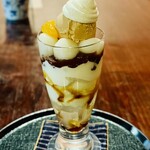 社彩庵・ひらしお - 黒蜜きなこパフェ