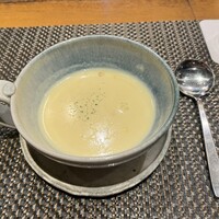 神戸牛ステーキ Ishida. 本店 - コーンクリームスープ