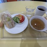 CAFEこるぽ - サンドイッチドリンク付きセット