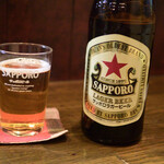 大納言本家 - ビール中瓶 赤星 