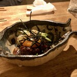 蕎麦 侘助 - 馬肉ユッケ