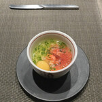 エクアトゥール - おきしじみ、いくら、銀杏のフラン