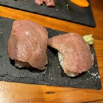 炭火焼き肉 上州ホルモン 仙水苑 - 肉寿司