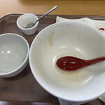 中華料理 チーナ - あんかけラーメン完食