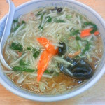 ぎょうざの満洲 - もやしラーメン大盛り。