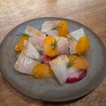 cozicozi. - アオリイカと自家製カラスミ