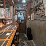 銘柄とんかつ 梟 - カウンター７席だけです。ちょっと後通るのキツイかなぁ。