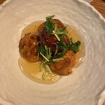 炭と地酒とたしなみワイン Kai本店 醸す - 蓮根饅頭