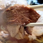 きじまラーメン - 豚角煮。