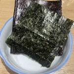 煮干しのビリー - 特製トッピング・別皿提供の佐賀海苔(干・焼)