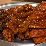 あたりや - カルビ・上ミノ・焼きセンマイ1