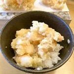 天ぷら よこい - 自家製かき揚げ丼（笑）