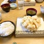 天ぷら よこい - 新春特別かき揚げ含めた全景