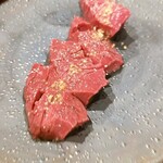 炭火焼肉じゃいあん - 厚切りハツ