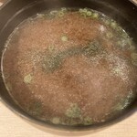 喰い切り鮨 のぶ - 赤だし