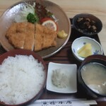 魚捨 - チキンカツ定食@700込