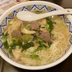 中国ラーメン揚州商人 - 料理：牛肉のあっさり激辛ラーメン