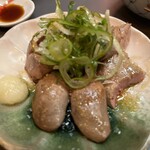 chiki chikin - 白レバーとハツ盛り合わせ