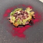 葉山ホテル音羽ノ森 - 生ハムのように見えるかもですが、マグロでした