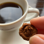 おきな堂 - シナモンクッキーが付いてます