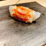 むら上 - 車海老。言わずもがなプリプリな車海老。毎度感動の美味しさですね。