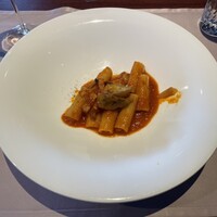 アーティスト カフェ - 【パノラマランチコース】
                      パスタ
                      グアンチャーレと秋野菜のアマトリチャーナ 本日のパスタで