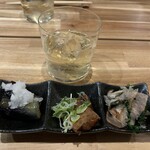 アンプオキナワ - 前菜三種盛り