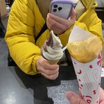 デザート王国 - 料理写真:ミックスソフト+クレープ