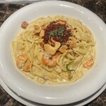 PASTA KITCHEN NAKANO - 海老とベーコンのガーリッククリーム