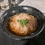 炭火焼肉ホルモンしま田 - 素冷麺は最後に食べるとシンプルで美味い