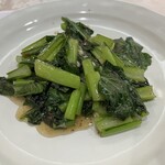本格中華料理 真誠 - 青菜ガーリック黒胡椒炒め