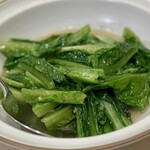 (楽)中華酒場 サンクスチャイナタウン - 今回のグランプリ！青菜炒め╰(*´︶`*)╯♡¥900