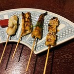 吉里 - うなぎ串焼き４種