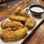 居酒家万座 - 牡蠣フライです。