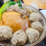 麺紡 - 鶏捏ね肉でかまるうどん