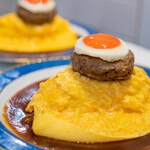 Sweet Check - ぱっかーんハンバーグオムライス