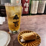 々 noma - お通し(今回は稲荷寿司)