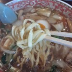 ポパイ ラーメンレストラン - 今日は平麺を選択