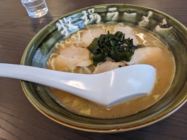 牧場ラーメン - 渡波（ラーメン）の写真