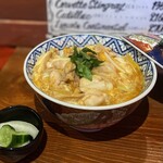 焼き鳥アポロ - お約束の締めの親子丼！！国宝級の芸術作品。