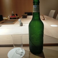 すしの嘉六 - 瓶ビールはハートランドでした。