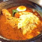 らっきょ＆Star - US産チキンカレーと焼きチーズ