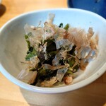 蕎亭 福笑 - 葉わさび醤油漬け649円