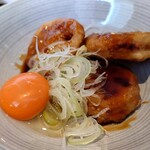 蕎亭 福笑 - 鶏つくねの蓮根はさみ揚げ979円