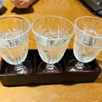 割烹 ちばな - 新酒 本生の陣 利き酒セット